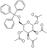CAS 登录号：72691-30-6, 6-O-(三苯基甲基)-alpha-D-吡喃甘露糖四乙酸酯
