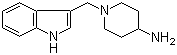 CAS # 72807-18-2, 1-(1H-Indol-3-ylmethyl)piperidin-4-amine