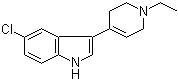 5-Chloro-3-(1-ethyl-1,2,3,6-tetrahydro-4-pyridinyl)-1H-indole molecular structure (CAS 72808-83-4)