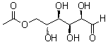 6-O-Acetyl-D-glucose molecular structure (CAS 7286-45-5)