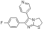 CAS # 72873-74-6, SKF 86002, 6-(4-Fluorophenyl)-2,3-dihydro-5-(4-pyridinyl)imidazo[2,1-b]thiazole