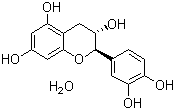 (+/-)-Catechin hydrate molecular structure (CAS 7295-85-4)