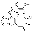 CAS # 73036-31-4, Epigomisin O, (5S,6S,7S,13aS)-5,6,7,8-Tetrahydro-1,2,3,13-tetramethoxy-6,7-dimethylbenzo[3,4]cycloocta[1,2-f][1,3]benzodioxol-5-ol