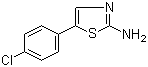 structure of CAS# 73040-66-1, 5-(4-Chlorophenyl)-2-thiazolamine