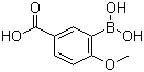 structure of CAS# 730971-32-1, 2-甲氧基-5-羧基苯硼酸