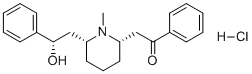 CAS # 731823-86-2, 2-{(2S,6R)-6-[(2S)-2-Hydroxy-2-phenylethyl]-1-methyl-2-piperidinyl}-1-phenylethanone hydrochloride (1:1)