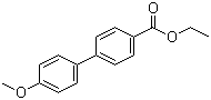 structure of CAS# 732-80-9, Ethyl 4'-methoxy-1,1'-biphenyl-4-carboxylate