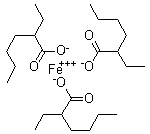 structure of CAS# 7321-53-1, Ferric 2-ethylhexanoate