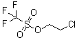 structure of CAS# 73323-80-5, 2-Chloroethyl trifluoromethanesulfonate