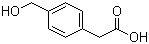 4-(Hydroxymethyl)phenylacetic acid molecular structure (CAS 73401-74-8)