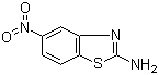 structure of CAS# 73458-39-6, 2-Amino-5-nitrobenzothiazole