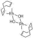 structure of CAS# 73468-85-6, Hydroxy(cyclooctadiene)rhodium dimer
