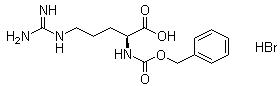 structure of CAS# 73496-41-0, N-苄氧羰基-L-精氨酸氢溴酸盐
