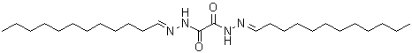 草酸双(十二烷亚基酰肼)分子结构 (CAS 7355-50-2)