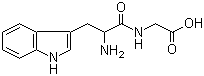structure of CAS# 7360-09-0, L-Tryptophylglycine