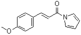 (2E)-3-(4-Methoxyphenyl)-1-(1H-pyrrol-1-yl)-2-propen-1-one molecular structure (CAS 736140-70-8)