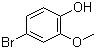 structure of CAS# 7368-78-7, 4-溴-2-甲氧基苯酚