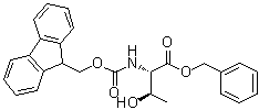 structure of CAS# 73724-48-8, N-[芴甲氧羰基]-L-苏氨酸苄酯