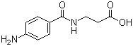 CAS # 7377-08-4, N-(4-Aminobenzoyl)-beta-alanine, 3-(4-Amino-benzoylamino)-propionic acid