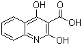 structure of CAS# 73776-24-6, 2,4-二羟基-3-喹啉羧酸
