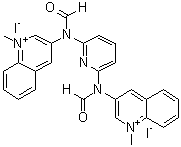 CAS # 737763-37-0, 360 A iodide, 3,3'-[2,6-Pyridinediylbis(carbonylimino)]bis[1-methylquinolinium] diiodide