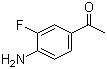 structure of CAS# 73792-22-0, 4'-Amino-3'-fluoroacetophenone
