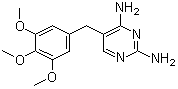 Trimethoprim molecular structure (CAS 738-70-5)