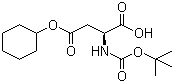 structure of CAS# 73821-95-1, Boc-L-天冬氨酸 4-环己酯