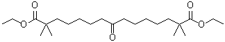 CAS # 738606-43-4, 2,2,14,14-Tetramethyl-8-oxopentadecanedioic acid diethyl ester