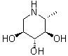 CAS 登录号：73861-92-4, (2R,3R,4R,5S)-2-甲基-3,4,5-哌啶三醇