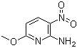 structure of CAS# 73896-36-3, 2-Amino-6-methoxy-3-nitropyridine