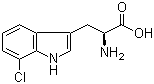 structure of CAS# 73945-46-7, 7-氯-L-色氨酸
