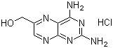 structure of CAS# 73978-41-3, 2,4-Diamino-6-(hydroxymethyl)pteridine hydrochloride