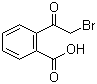 CAS # 7399-67-9, 2-Bromo-1-(2-carboxyphenyl)ethanone, 2-(2-Bromoacetyl)benzoic acid