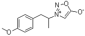 CAS # 7401-62-9, 5-Hydroxy-3-[2-(4-methoxyphenyl)-1-methylethyl]-1,2,3-oxadiazolium inner salt, NSC 74200