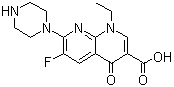CAS # 74011-58-8, Enoxacin, 1-Ethyl-6-fluoro-1,4-dihydro-4-oxo-7-(1-piperazinyl)-1,8-naphthyridine-3-carboxylic acid