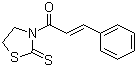 CAS 登录号：74058-65-4, (2E)-3-苯基-1-(2-硫酮-3-噻唑烷基)-2-丙烯-1-酮