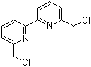 CAS # 74065-64-8, 6,6'-Bis(chloromethyl)-2,2'-bipyridine, 6,6'-Bis(chloromethyl)-2,2'-bipyridine, 6,6'-Bis(chloromethyl)-2,2'-dipyridine