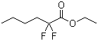 structure of CAS# 74106-81-3, 2,2-二氟己酸乙酯