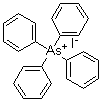 Tetraphenylarsonium iodide molecular structure (CAS 7422-32-4)