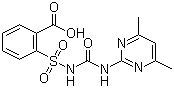 structure of CAS# 74223-56-6, 嘧磺隆酸