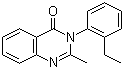 Etaqualone molecular structure (CAS 7432-25-9)