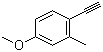 1-Ethynyl-4-methoxy-2-methylbenzene molecular structure (CAS 74331-69-4)