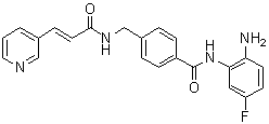 structure of CAS# 743420-02-2, Chidamide