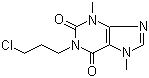 1-(3-Chloropropyl)theobromine molecular structure (CAS 74409-52-2)