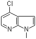 structure of CAS# 74420-05-6, 4-氯-1-甲基-7-氮杂吲哚