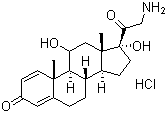 CAS # 744254-09-9, 21-Amino-11,17-dihydroxy-(11b)-pregna-1,4-diene-3,20-dione hydrochloride