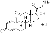 CAS # 744254-12-4, 21-Amino-17-hydroxypregna-1,4-diene-3,11,20-trione hydrochloride