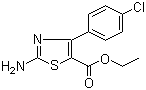CAS 登录号：74476-53-2, 2-氨基-4-(4-氯苯基)噻唑-5-甲酸乙酯