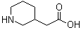 structure of CAS# 74494-52-3, 3-哌啶乙酸